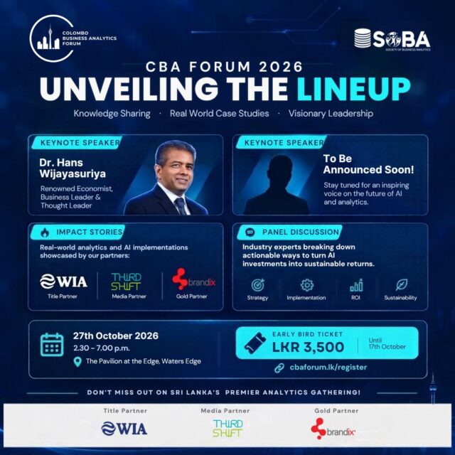 Unveiling the Lineup: Colombo Business Analytics Forum 2026!
